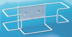 Box of 2 Adenna White Steel Wire Disposable Glove Box Holder Wall Mount