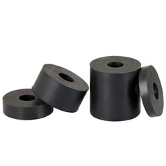 Black Round Rubber Shock Cushioning Pad Spacers Standoff Washer ID 2mm – 56mm
