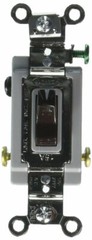 Hubbell HBL1203, Switch, 3 Way, Extra HD, 15A 120/277V AC, Brown Toggle, Industr
