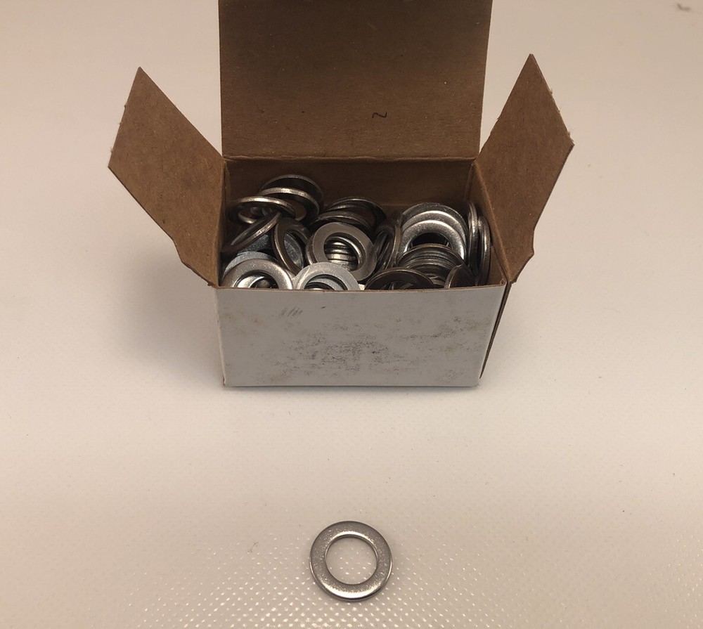 3/8” Stainless 18-8 Flat Washers, CCC “616”, OD-.625 ID-.390 (Box Of 100 Pcs.)