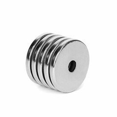US N35 Countersunk Ring Round Disc Strong Magnets Rare Earth Neodymium Hole