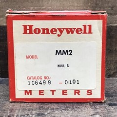 Vintage Honeywell MM2 NULL C INDICATOR Panel Meter *Unused NOS*Made In USA 🇺🇸