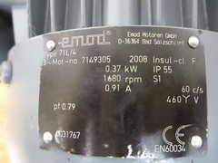Emod 7149305 Motor 1680RPM