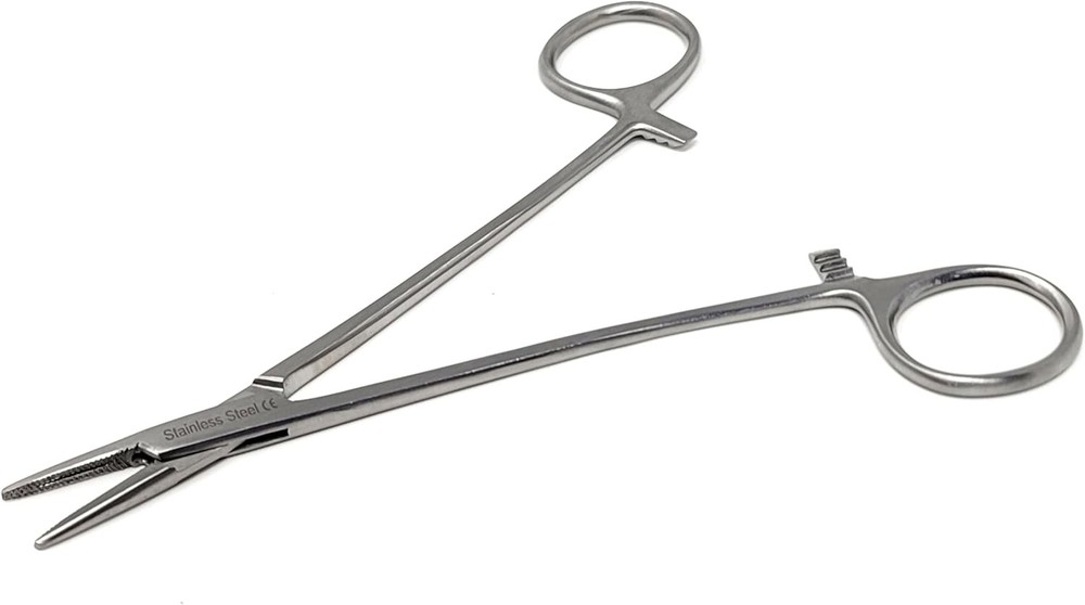 Mayo Hegar Needle Holder Driver 5.5″ Premium Quality Serrated Stainless Steel
