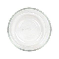 Pyrex (6) 7202 Glass Food Storage Bowls & (6) 7202-PC Dark Blue Plastic Lids