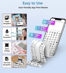 Phomemo M200 Label Maker, Bluetooth Thermal Printer, Android & iOS, Machine Only