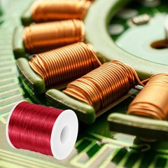26 AWG Magnet Wire, 1 lb Magnetic Coil Wire, 155C(311F)
