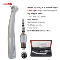 COXO Dental High Speed Handpiece Surgical Fiber Optic Kavo LED Coupler 4 6Holes