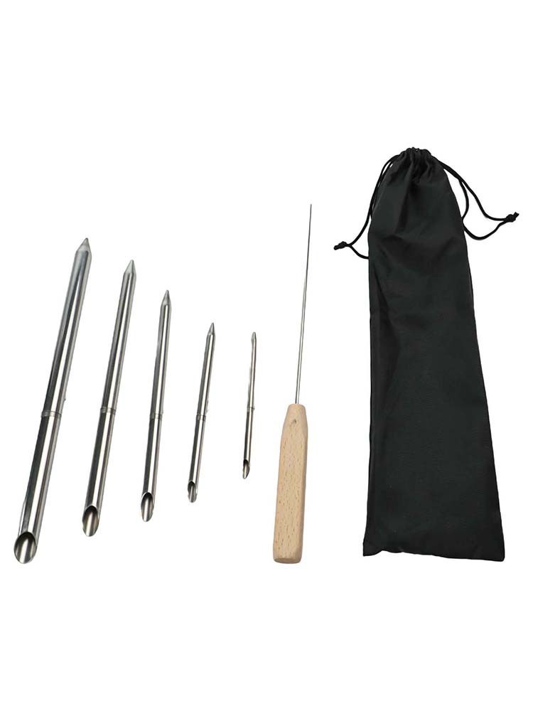 6 Size Rope Splicing Tool Kit with Lacing Needle for Easy Rope Connection