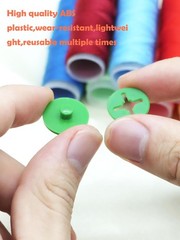 28 Pcs Running Bib Clips for Runners – Race Bib Fasteners in 7 Colors
