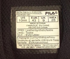 Fila Men’s Memory Workshift Composite Safety Toe Grip Work Shoes Black 10 EEEE