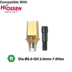 For Oss Dental Straight Transfer Abutment Mini/Regular Compatible Hiossen Osstem