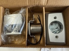 Rixson 998-689 Electromagnetic Door Holder, Wall Mounted, Aluminum Finish