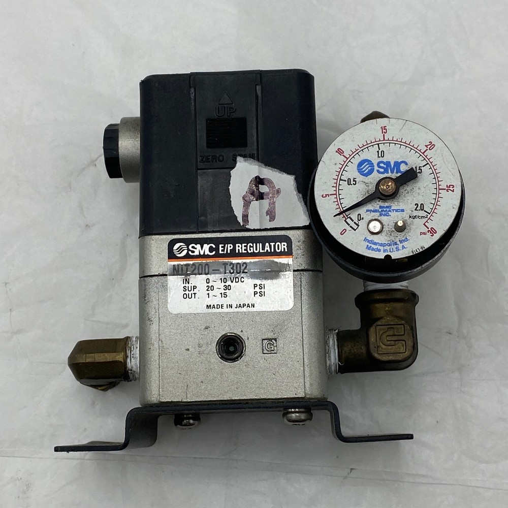 SMC NIT200-T302 Pneumatic Regulator 0-10 VDC 20-30 PSI