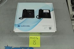 Lot of 8 New AudioCodes C450HD 8-Lines IP Phone for Microsoft Teams