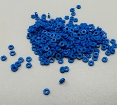 1000 Pcs Dental Separators Orthodontic Elastics Ties Teeth Gap Radio Opaque Blue