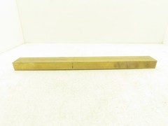 360 Yellow Brass Stock Rectangle Flat Bar 1-1/2″x 2-1/2″x 25″L 28.5lbs