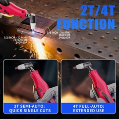 60A LED 120/240V IGBT Plasma Cutter 1/2″ Clean 5/8″ Max RBC6000D Max