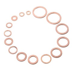 Coppers Crush Washer Assortment – 150-Piece Set for M5-M22 Flat Rings Seals