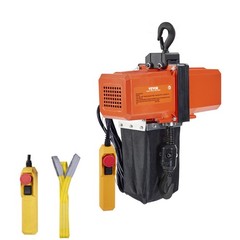 VEVOR Electric Chain Hoist Single Phase Crane Hoist 1100 lbs Load 15 ft Lifting