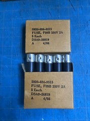 5 PACK | BUSSMANN FUSE F09B 250V 2A | 5920-686-9515 | DSA9-26819