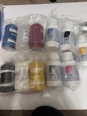DTF Printing Bundle STS Ink CMYK + 3 White, Powder & Film Roll NEW Sealed