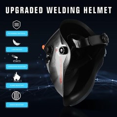 TRQWH Auto-Darkening Welding Mask, 1/20000s Response, Shade 9-13