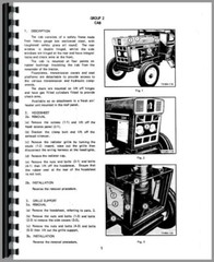 International 384 Tractor Service Repair Manual Diesel CHASSIS ONLY