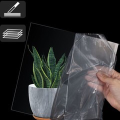 Translucent PVC Plastic Sheet Thin Clear Plastic Panel PVC Plat Thick 0.3mm-2mm