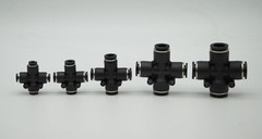 CHELIC SQX3 08 Ø8 Cross Push to connect Fitting (10 PCS PER BAG)