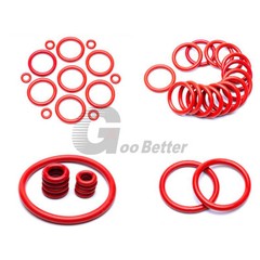 O Rings 3.53mm Cross Section Food Grade Red Silicone O-Ring Seals Washer Gasket