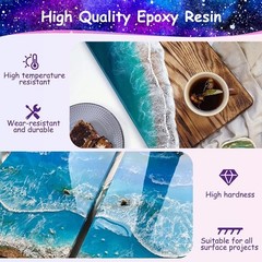 Complete 82oz Epoxy Resin Kit: 15 Mica Colors & Perfect Casting for Artisans
