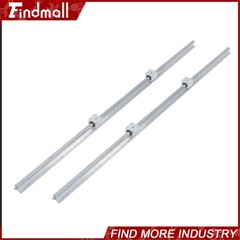 Findmall 2 pcs SBR20-1500mm Linear rail 4 piece SBR20UU Brass Router Block