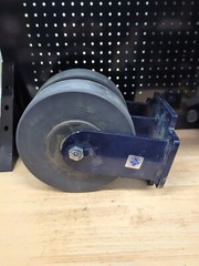 RWM Casters 2-95 Series Plate Caster, Rigid, Dual Wheel, Kingpinless 20000 lbs