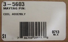 MAYTAG WHITE RODGERS EMERSON F91 320000S1 3 5603 Gas Valve Solenoid Coil 3-5603