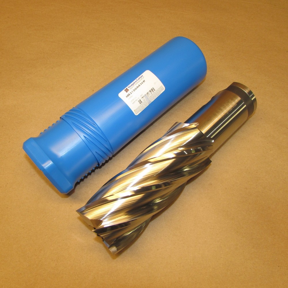 Niagara Cutter 2-1/2 x 2 x 6 x 9-3/4 End Mill 6-Flute HSS 6F N76563