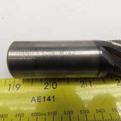 Hanita 1″ Diam. 5 Flute Spiral Roughing End Mill M42 Cobalt 1″ Weldon 2″ LOC