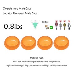 Dental Zest Locator Overdenture Abutment & Accessories for Multi Implant Systems