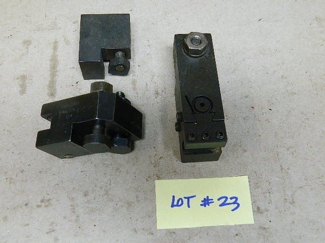 Hardinge Lathe Turret Tooling C14 CC30 plus one unmarked Adjustable Tool LOT #23
