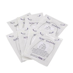 10 Packs Dental Orthodontic TMA Arch Wire Round Ovoid Round Upper/Lower 012-020