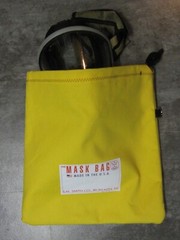 S.M. Smith Co. SCBA Mask Bag, MB2-203, 10 OZ Cotton Canvas W/ Fleece liner,Draw.