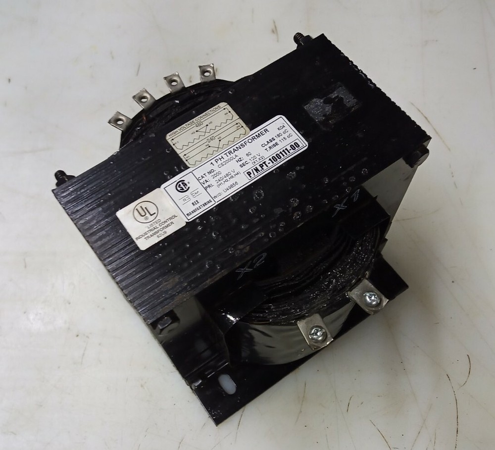 Rex Manufacturing CS2000LA Step Down Transformer 1-PH 240/480V to 120V (2000VA)