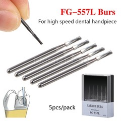 Burr Dental Surgical Burs 557L Long 25mm Carbide Bur High Speed FG SURG FGOS SL