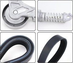 Belt Tensioner Assembly With Pulley With 2011-2015 Cruze(1.4L)&Serpentine Belt