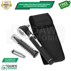Mini Fiber Optic Otoscope 14 Colors Pocket Led Diagnostic Alligator ENT Ear Nose