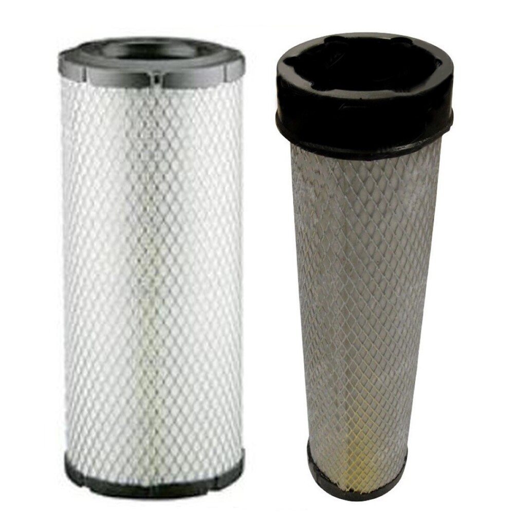 Inner & Outer Air Filter Kit Fits Case Skid Steer Engine 1840 1845C