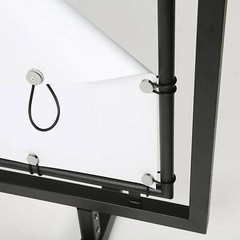 Street Barrier Crowd Control Security Sidewalk Advertising Banner 65×24 Black