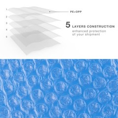 #0 ( Blue ) Poly Bubble Mailers Envelopes Bags 6.5×10 X – Wide CD DVD
