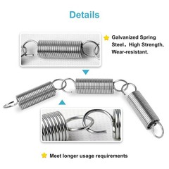 99PCS Extension Spring Assortment Kit, 12 Sizes Small Tension Springs with Du