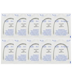 US Dental Orthodontic Super Elastic Natural Form Niti Round Arch Wires 10Packs